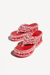 ADELITA - MACRAMÉ PLATFORM MULES