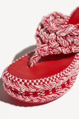 ADELITA - MACRAMÉ PLATFORM MULES