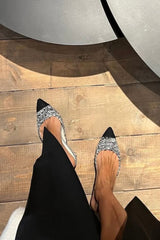 INES - Amambaih braided pointed-toe mules