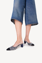 INES - Amambaih braided pointed-toe mules