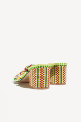 ISABELA - STRAPPY COTTON SANDALS