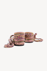 ISABEL - Strappy Cotton Sandals
