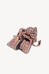 ISABEL - Strappy Cotton Sandals