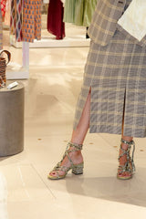 ISABEL - Strappy Cotton Sandals