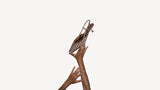MALVA - POINTED TOE KITTEN SLINGBACK PUMPS