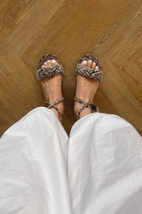 PAULA - strappy flat SANDALS