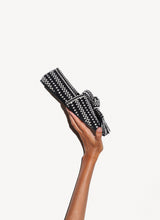 VALERIA - KNOT-DETAIL HANDWOVEN FABRIC LOAFER