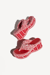 ADELITA - MACRAMÉ PLATFORM MULES