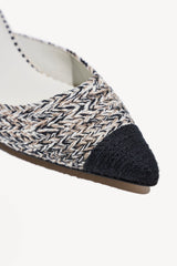 INES - Amambaih braided pointed-toe mules