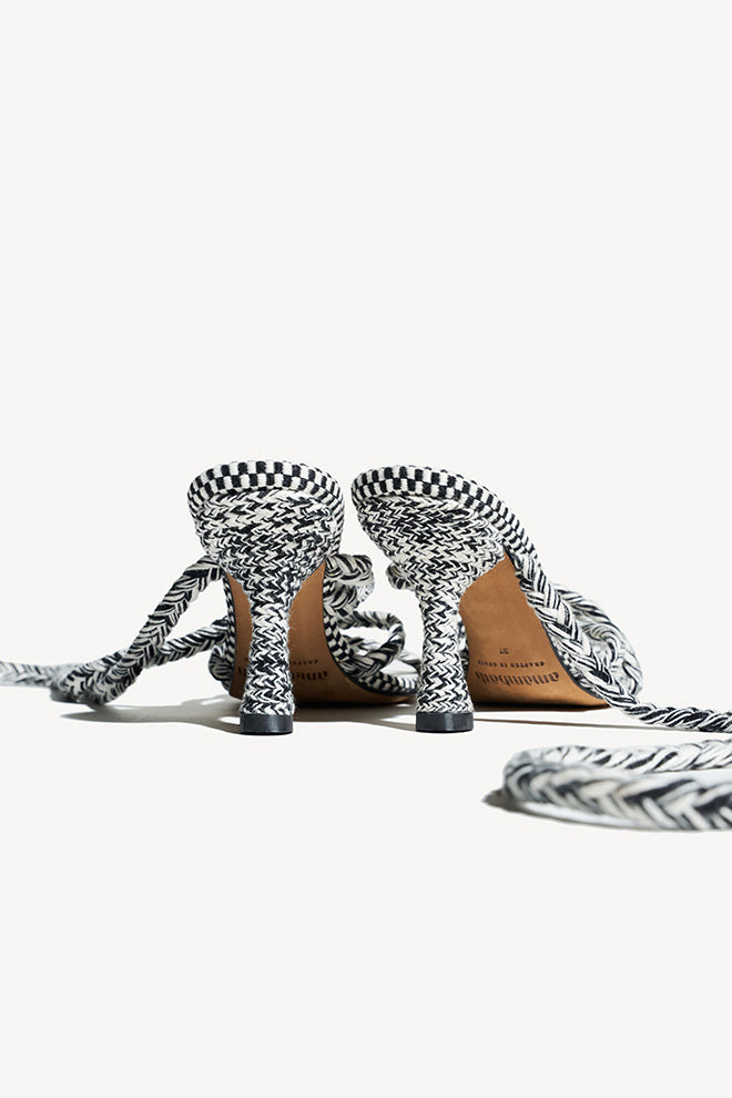 MERCEDES - Strappy Cotton Sanda