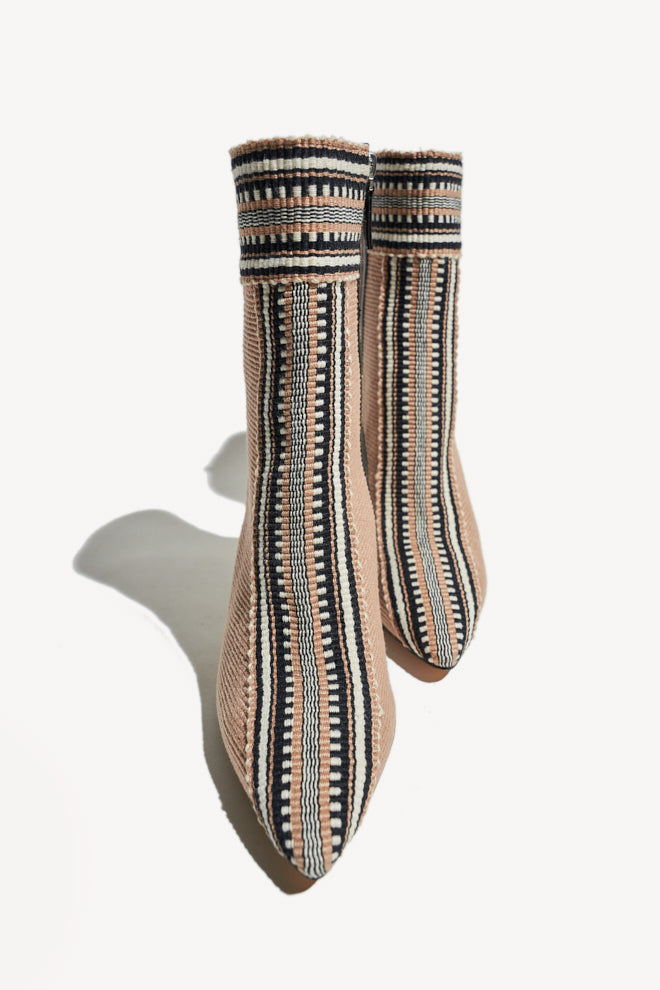 MONICA - Amambaih fabric ankle boots