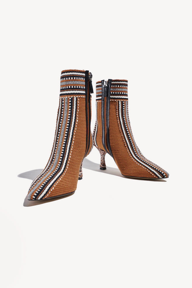 MONICA - Amambaih fabric ankle boots