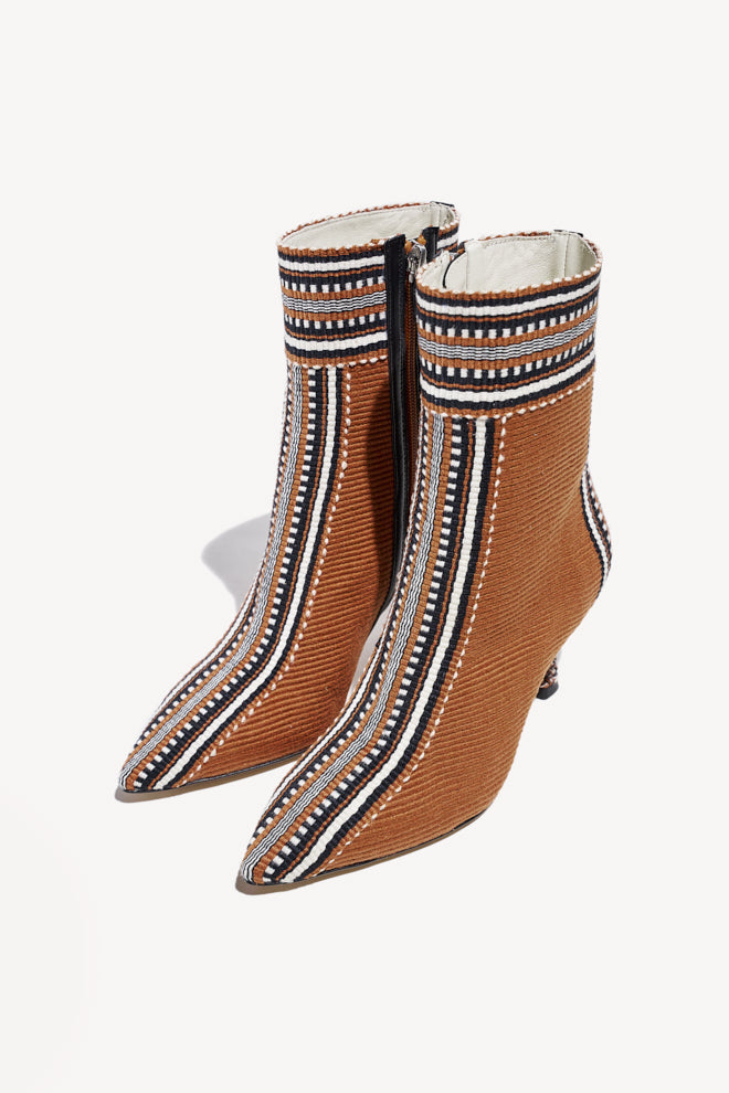 MONICA - Amambaih fabric ankle boots