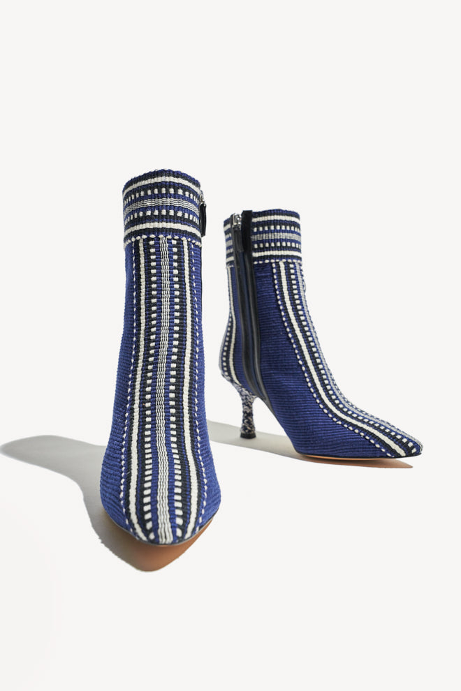 MONICA - Amambaih fabric ankle boots