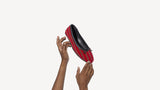 PAZ - ROUND-TOE FLEXIBLE SOLE BALLET FLATS