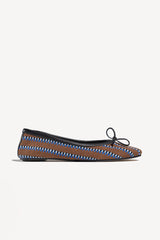 PAZ - ROUND-TOE FLEXIBLE SOLE BALLET FLATS