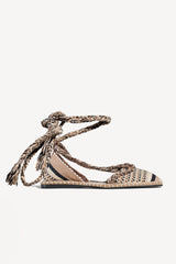 ROSA - AJUSTABLE STRAP FLAT SANDAL