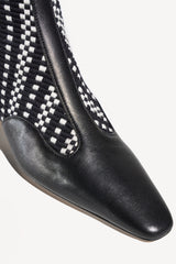 VEGA - POINTED-TOE KITTEN-HEEL ANKLE BOOTS