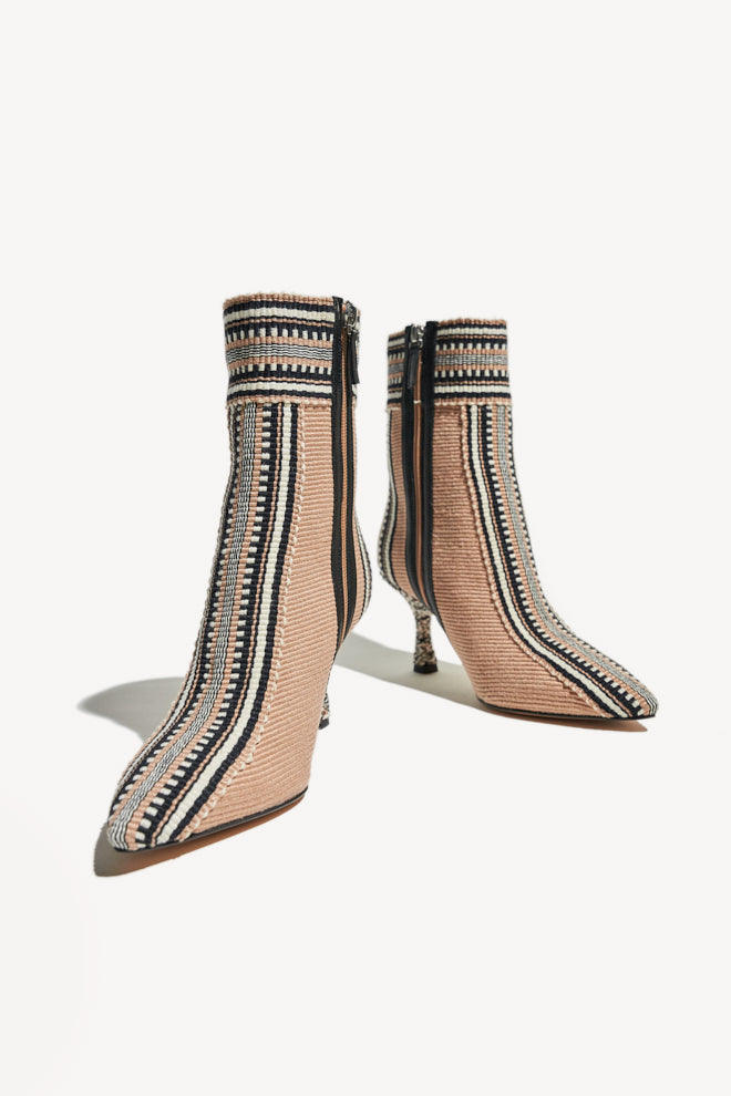 MONICA - Amambaih fabric ankle boots